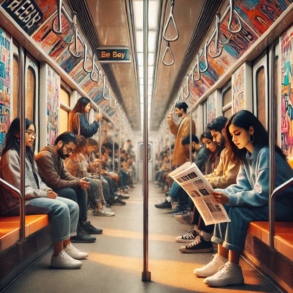 U-bahn- Fahrt in die Vergangenheit
